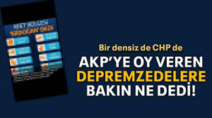 AKP’ye oy veren depremzedelere bakın ne dedi!